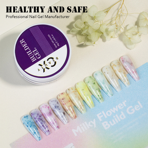 OEM 30g Gel di estensione smalto fiore lattiginoso costruire il Gel di resina Uv Gel <span class=keywords><strong>Builder</strong></span> per il salone di bellezza per unghie - Product Image 2
