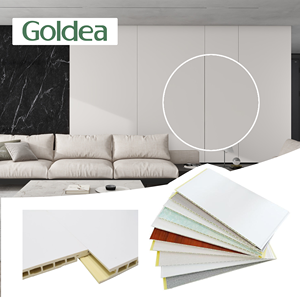 Semplice e strisce WPC pannello di <span class=keywords><strong>parete</strong></span> interna striscia decorativa <span class=keywords><strong>legno</strong></span> plastica <span class=keywords><strong>rivestimento</strong></span> composito della <span class=keywords><strong>parete</strong></span> - Product Image 1