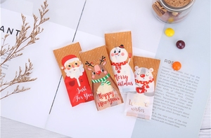 Sac cadeau de noël créative, sac d'emballage pour bonbons, cookies et Nougat, pochettes pour la maison, pour cadeaux de noël, sacs de décoration - Product Image 3