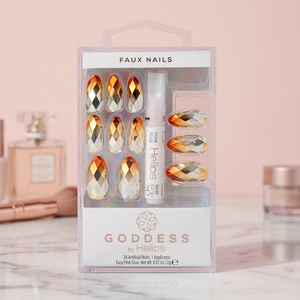 HGOD0039 Juego de Uñas Artificiales Goddess, Uñas Postizas Hechas a Mano de Alta Calidad, Puntas Cuadradas Largas, Forma Moderna para Mujer - Product Image 3