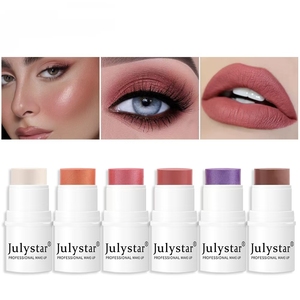 Barra de Rubor Mineral de Larga Duración, Acabado Terciopelo Sedoso, para Rostro, Ojos, <span class=keywords><strong>Labios</strong></span> <span class=keywords><strong>y</strong></span> <span class=keywords><strong>Mejillas</strong></span>, Tono de Piel Claro, Resistente al Agua, Alta Pigmentación, Marca Privada - Product Image 3