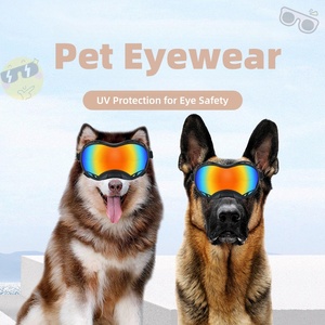 Lunettes de soleil pour <span class=keywords><strong>chien</strong></span>, anti-UV, coupe-vent, pour grands chiens, motif uni, accessoires de mode pour la saison hivernale - Product Image 1