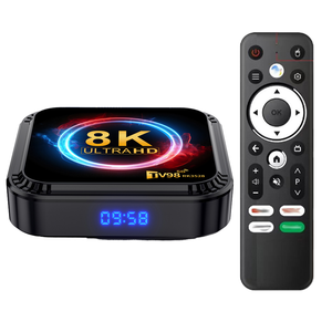 Boîtier TV intelligent Topleo certifié Android 14, quadricœur, 2 Go de RAM, 128 Go de ROM, décodeur 8K, avec prise UK, streaming Internet - Product Image 1