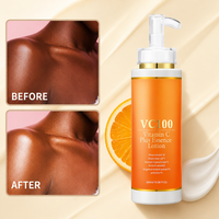 Lotion corporelle en gel bio végane sans parfum, réparatrice, apaisante, éclaircissante et hydratante à la vitamine C, 300 ml, pour femmes