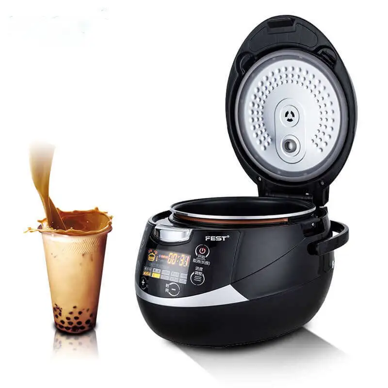Mesin masak mutiara tapioka cerdas komersial untuk panci boba bisnis teh gelembung