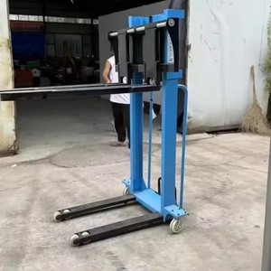 Hướng dẫn sử dụng tay Pallet <span class=keywords><strong>Stacker</strong></span> thủy lực nâng lên straddle đạt nâng xe tải xe nâng - Product Image 6