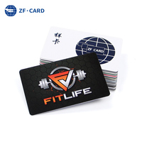 Individuelles LOGO Siebdruck ZF-KARTE Magnetische Plastik-PVC-Karte Ohne Chip Hohe Qualität