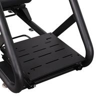 Yueshen Racing Simulator Cockpit Cadre en aluminium Pédale de rail coulissant réglable Réglage de l'angle avant arrière Pédale d'émulateur de jeu