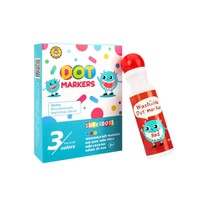 Doodle Dots – Kit d'expérimentation d'aquarelle 3 couleurs pour enfants, jouets de papeterie, outils de peinture artistique, stylos à aquarelle – Fabrication chinoise