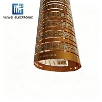 1 PC MOQ FPC HDI PCB Cartes de circuits imprimés flexibles pour capteurs robotiques Fabrication de PCB HDI Assemblage de PCB flexibles FPC Carte de circuits imprimés personnalisée