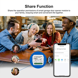 Contrôleur d'ouverture de porte de garage intelligent Tuya WiFi, prend en charge la commande vocale via application, fonctionne avec Alexa et Google Home Assistant - Product Image 5