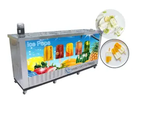 BPZ-10 năng suất cao thép không gỉ Popsicle máy 10 khuôn mẫu thương mại Ice Cream Popsicle máy cho Châu Phi