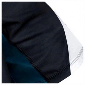Pantalones Cortos de Artes Marciales Mixtas para Hombre, Diseño Color Block, Secado Rápido, 100% Poliéster, Corte Regular, Estilo Adulto - Product Image 2