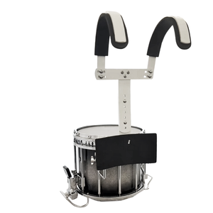 Tambor de banda de marcha con parche <span class=keywords><strong>EVANS</strong></span>, herrajes cromados, mecanismo de lanzamiento, acabado brillante y soporte para banda estudiantil - Product Image 2