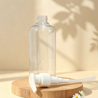 Botol Plastik PET Kosong 350ml Grosir dengan Pompa Lotion untuk Kemasan Sampo dan Body Lotion, Penggunaan Kosmetik Model 81