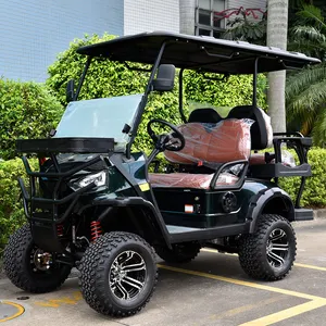 KDS Motor Carrinho de golfe elétrico chinês, novo design, 48V, 4 rodas, 4 assentos, off road, caça, buggy, carrinho de golfe elétrico