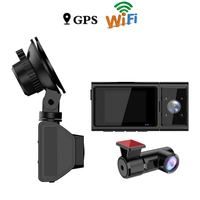 Usine en gros en option 4K 1080p sans fil 3 objectifs voiture Dash Cam 2 pouces ips Dash caméra dvr enregistreur vidéo