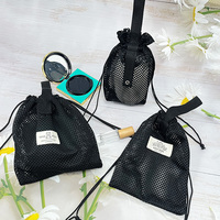 Sac à cordon en filet de nylon personnalisé pour le sport, les courses, les balles, le linge, les montures de lunettes, l'emballage textile pour la promotion