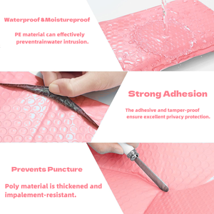 Sobres de Burbuja Autosellables con Impresión Personalizada, Bolsas de Embalaje con Coextrusión Acolchada, Bolsas de Mensajería Impermeables y Resistentes a Impactos - Product Image 2