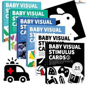 Tarjetas <span class=keywords><strong>de</strong></span> Estímulo Visual en Blanco y Negro <span class=keywords><strong>para</strong></span> Bebés, Tarjetas <span class=keywords><strong>de</strong></span> Aprendizaje/Cognitivas, Juguetes <span class=keywords><strong>de</strong></span> Papel Educativos <span class=keywords><strong>para</strong></span> Bebés y Niños - Product Image 1