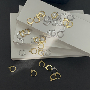 Crochet d'Oreille Hypoallergénique en Acier Inoxydable 316 pour la Fabrication de <span class=keywords><strong>Bijoux</strong></span>, Matériel de Boucles d'Oreilles Françaises Huggies en Gros - Product Image 2