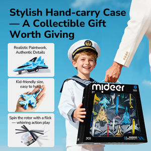 مجموعة ألعاب متحف الهواء Mideer Obm ، سبائك الزنك ، لوحة واقعية ، صندوق تصميم راقي محمول يتحول إلى قاعدة طيران - Product Image 4