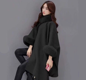 <span class=keywords><strong>Manteau</strong></span> en <span class=keywords><strong>laine</strong></span> grande taille, nouvelle collection automne-hiver, style Hepburn, élégant, en <span class=keywords><strong>cachemire</strong></span>, châle haut de gamme pour <span class=keywords><strong>femme</strong></span> - Product Image 3