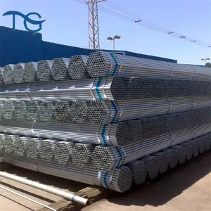 GI Conduit Pipe / Hot Dip Galvanized Steel Pipe Steel Tubing for Factory Steel Structure