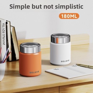 Mug isotherme miniature personnalisé promotionnel 180 ml, mug de poche, bouteille d'eau en acier inoxydable 316, mug isotherme portable pour le lait - Product Image 2