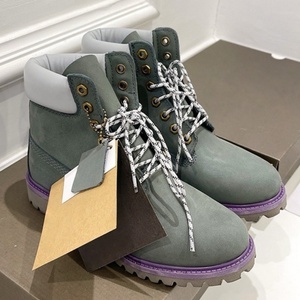 รองเท้าบูทลำลองผู้ชายคุณภาพพรีเมียมขายส่งยอดนิยม รองเท้าบูททำงานสีเหลืองพื้นหนาทันสมัย รองเท้าบูทกันน้ำสำหรับกิจกรรมกลางแจ้ง - Product Image 4