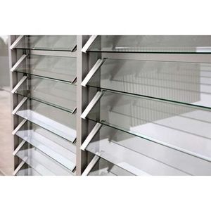 Bên ngoài louver Windows cố định thông gió riêng tư lưỡi cửa chớp ngang hiệu suất cao cách nhiệt thủy tinh bền phòng khách - Product Image 6