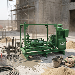 Bomba de Concreto Eléctrica con Bombas Sincrónicas Dobles, Tasa de Descarga de 48 L/min, Presión de 100 BAR, Mezcladora de Concreto - Product Image 5