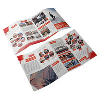 Logo personnalisé impression de petits flyers de haute qualité imprimante couleur reliure manuelle brillante A3 A4 A5 service d'impression couleur