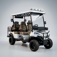 Voiture de golf électrique 4 places 60V certifiée CE, capacité de montée de 25 degrés, buggy tout-terrain de luxe, direct usine, 30 km/h, véhicule de tourisme