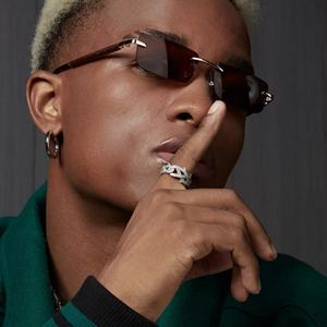 Bague en argent sterling 925 sertie de moissanite VVS, style hip-hop, avec certificat GRA, vente en gros de bijoux fins - Product Image 6