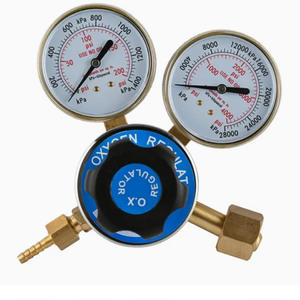 Régulateur de pression de gaz oxygène en laiton robuste de style américain G350, débitmètre de haute qualité - Product Image 3