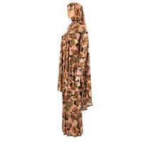 Offre Spéciale Musulman Femmes Long Floral Robe Abaya Islamique Vêtements Dames Modeste Musulman À Capuchon Robe Robe