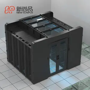 5g Modular Data Center Building Cold Aisle Containment For 12 Racks 600mm