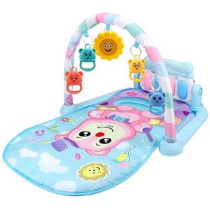 Tapis d'éveil musical pour bébé 0-24 <span class=keywords><strong>mois</strong></span> avec piano à pédales et hochet en polyester - Product Image 1