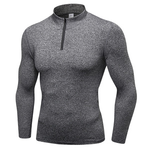 Chemises de sport pour l'automne et l'hiver, idéales pour la course à pied et l'entraînement. Manches longues, <span class=keywords><strong>col</strong></span> montant, séchage rapide - Product Image 5