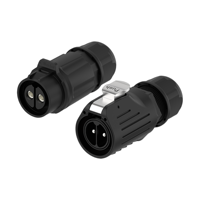 E-Weichat Fiche industrielle IP68 Connecteur d'alimentation Plastique et métal EW-LP28 2 3 4 broches Mâle Femelle Led Connecteur de fil étanche
