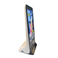 Banque d'alimentation pour restaurant et café avec écran publicitaire LED, rétroéclairage et 3 sorties USB, batterie au lithium intégrée de 13000 mAh