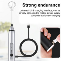 Batteur à main rechargeable en acier inoxydable NEWELL pour cuisine, fouet à œufs, mousseur à lait, fouet électrique portatif pour matcha et café
