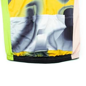 Maillot de Ciclismo Zede Multicolor Ligero, Transpirable, de Secado Rápido, Absorbente de Sudor, Cómodo, con Cierre Completo para Hombre, para Ciclismo de Carretera - Product Image 4