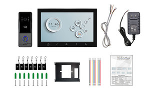 Sonnette vidéo avec écran IPS de 10 pouces, <span class=keywords><strong>interphone</strong></span> de haute qualité, <span class=keywords><strong>meilleur</strong></span> prix, résolution 1080p, WiFi, application Tuya, carte IC, étanche - Product Image 6