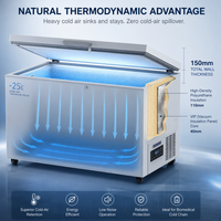 XINYUE DW-25W147,203,389,525 Laboratoire -25 ℃   Congélateur coffre, équipement de réfrigération, OEM ODM