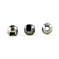 Wolfram perlen Diamant facettierte Schlitz fliegen binde materialien Sorten farben/6 Größen Fliegen fischen Reflex Facettierter Jig haken