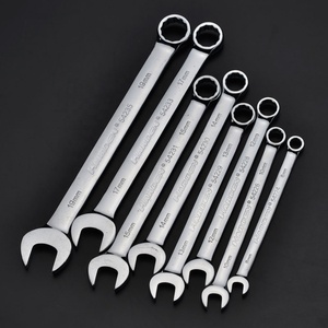 Cứng Chuyên Nghiệp 8 Pcs Kết Hợp Cờ Lê Thiết Lập 8Mm Để 19Mm CRV Dụng Cụ Tay Cờ Lê Thiết Lập - Product Image 5