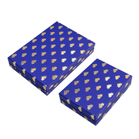 Boîte à biscuits rectangulaire de luxe en papier alimentaire avec logo or personnalisé, boîte à chocolat, boîte à bonbons, emballage cadeau avec séparateur
