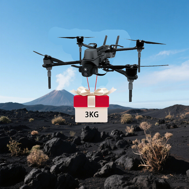AI FPV drone with dual-light 2K camera professionnel gps 10km control distance payload uav rtk FPV drone